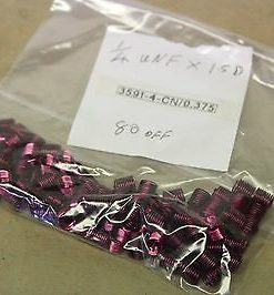 80 Armstrong HeliCoil Screwlock 3591-4CNx.375 Inserts 1/4″ x28x1.5D UNF HC312