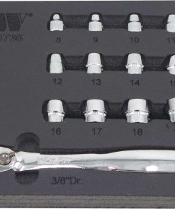 3/8” Super Slim Socket Tool Set