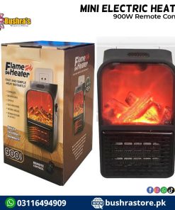 900W Mini Electric Fan Heater Remote Control Portable Desktop Household Plug-in Room Heater Air Heating Space Winter Warmer Fan