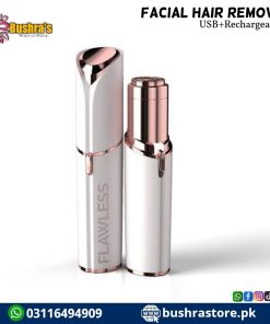 USB Rechargeable Flawless Facial Hair Remover, original 2 in 1 Hair remover