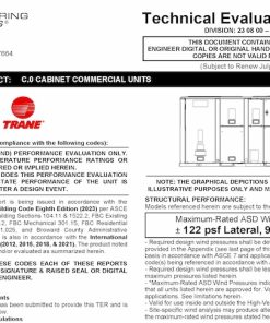 Trane: C.0 Cabinet Commercial Units