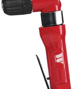 Drill With Keyless Chuck; Air Operated, 3/8”, Angled