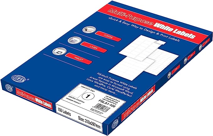 Label Sticker A4 Size FSLA1 100