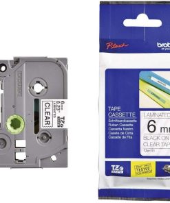 Brother 6mm TZ 111 Black on Clear