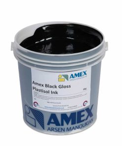 Amex Black Gloss Plastisol Ink 84