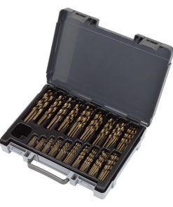 Drill Bit Set; Fully Ground; Cobalt, 170-Piece Set