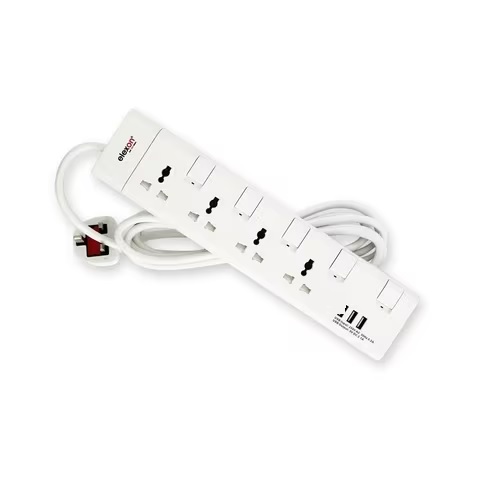 Power Extension 4 Way 3 Mtr With USB Port