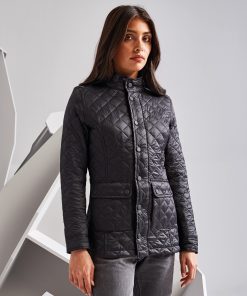 TS36F Women’s Quartic navy quilt jacket