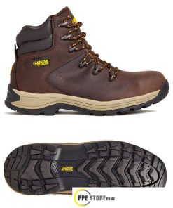 Apache AP315CM Safety Work Boots Brown S3 SRA