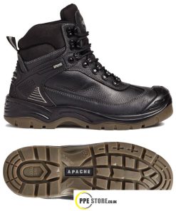 Apache Ranger Safety Work Boots Black S3 WR SRA