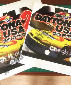 Daytona USA 2 Sega side art pair