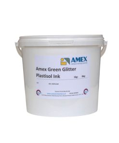 Amex Green Glitter Plastisol Ink