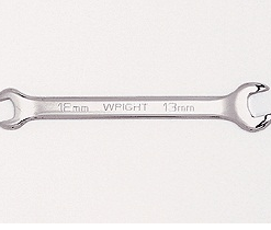 18MM X 19MM FULL POLISH METRIC OPEN END WRENCH WRIGHT 313-1819MM