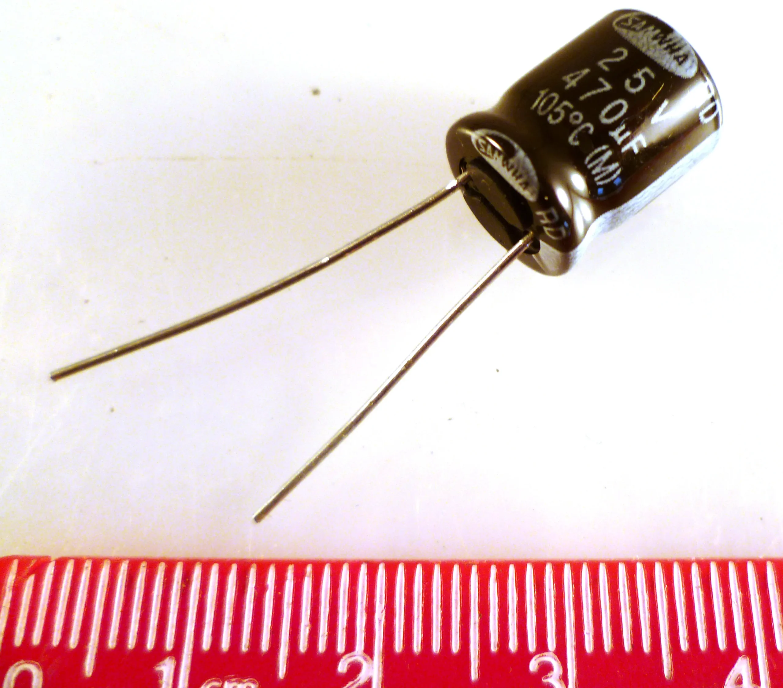 Samwha RD 470M25 Electrolytic Capacitor 470uF 25V 105’C 10 Pieces OL0169C - Image 3