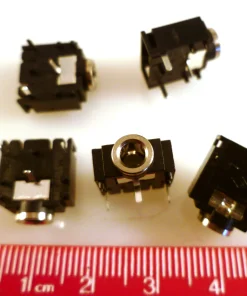 Adimpex Right Angled 3.5mm Stereo PCB Jack Socket 5 Pieces OM0565B