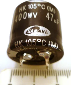 Samwha HK Series Electrolytic Capacitor 400V 47uf 105’C OL0091