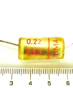 Wima TFF Tropyfol Polyester Axial Capacitors 0.22uF 160V MBD017C