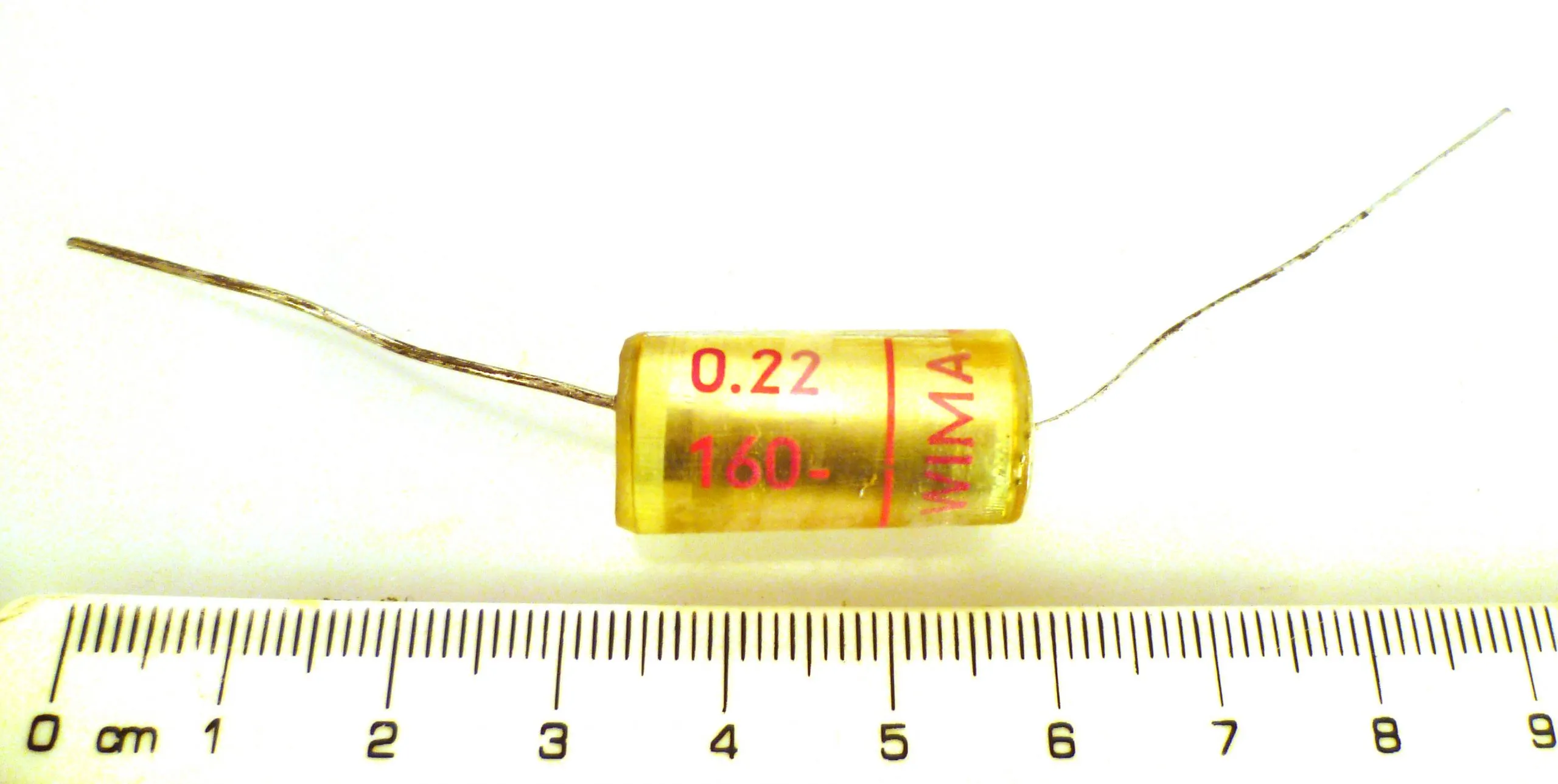 Wima TFF Tropyfol Polyester Axial Capacitors 0.22uF 160V MBD017C