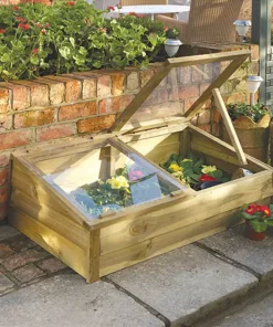 Large Wooden Pressure Treated Overlap Cold Frame – Gardening Planting Grow House