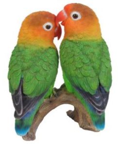Lovebirds Garden Ornament by Vivid Arts