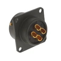 Amphenol 62GB-12E14-04SN 4 Way Chassis Mount Socket MBG010B - Image 3
