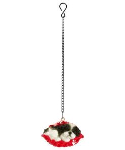 Vivid Arts Resin Hanging Xmas Blanket B/W Shih Tzu Pet Pal