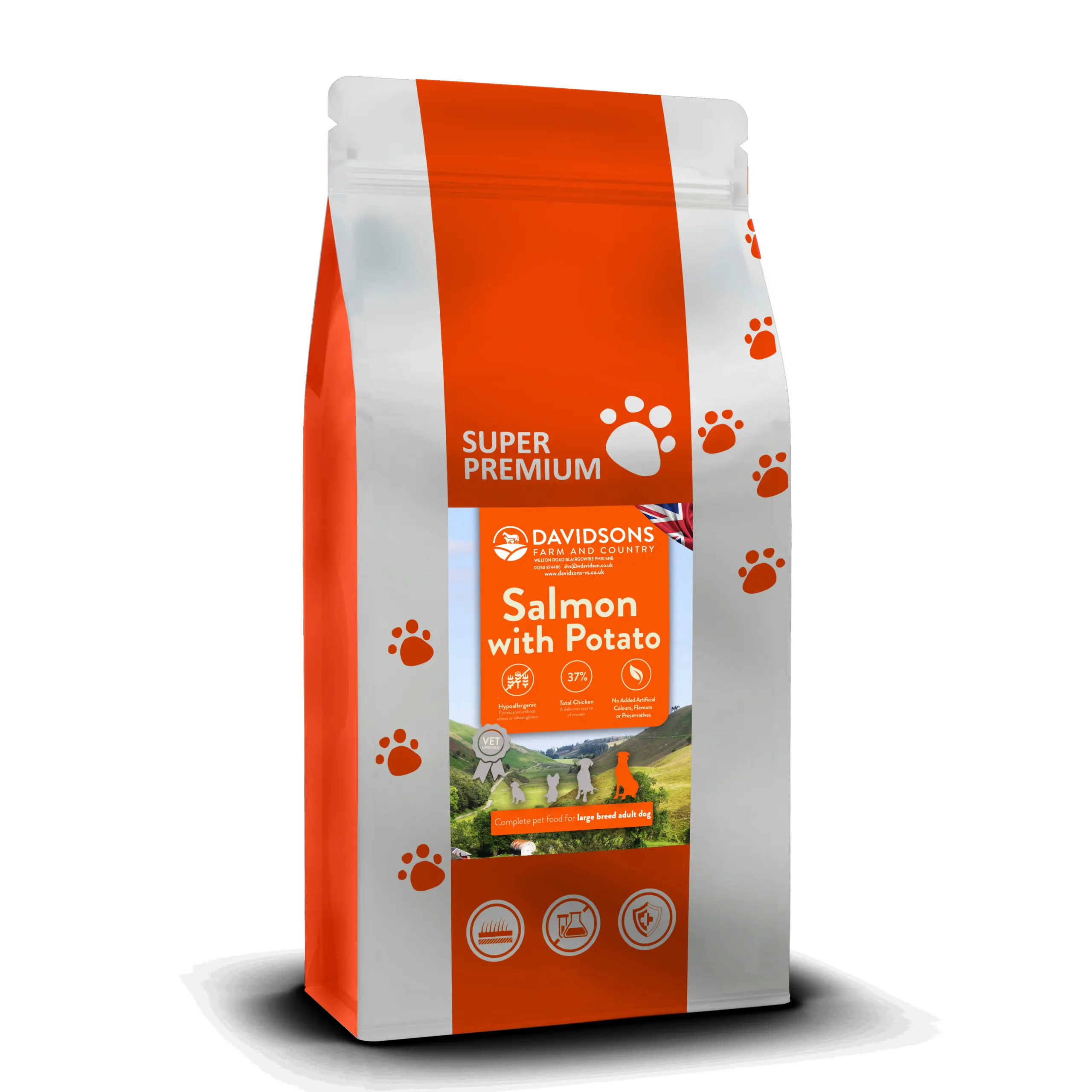 Davidsons Chicken & Rice Large Breed Adult 2kg