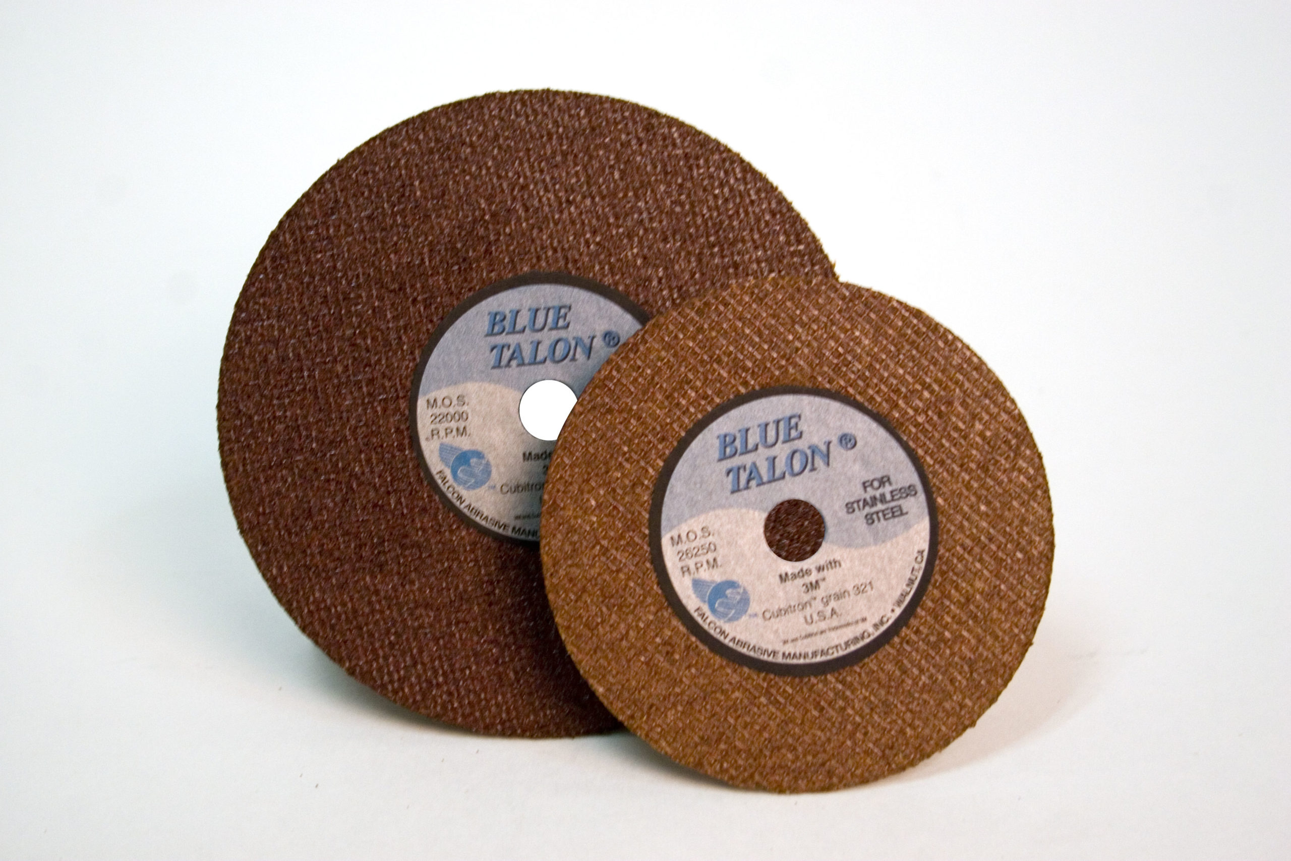 4″ x .065 x 3/8″ Hub #8B22 BLUE TALON Abrasive Cut-off Wheel, Ceramic Aluminum Oxide (50 per box) - Image 2
