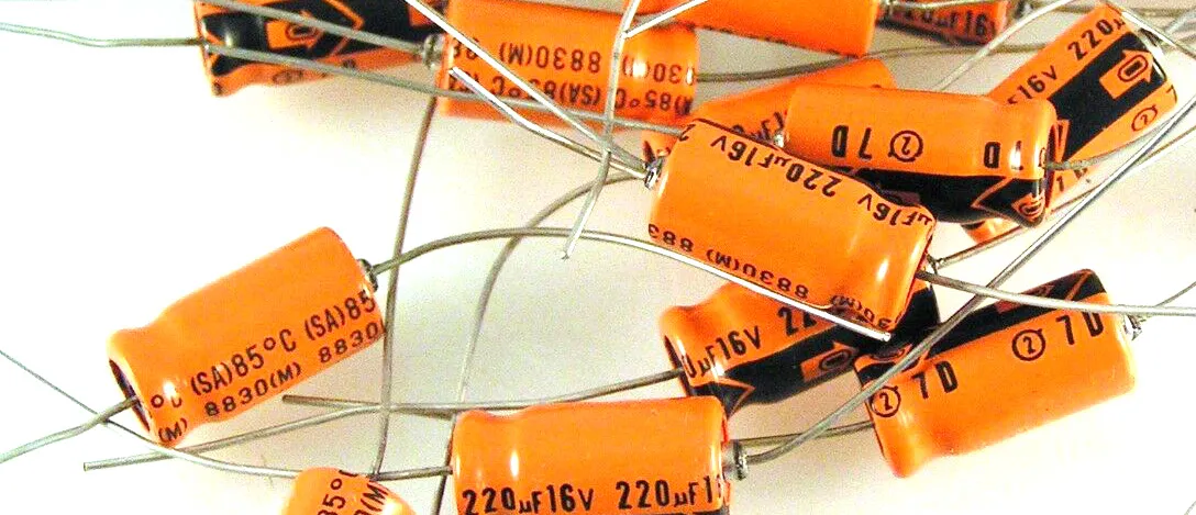 Keltron SA Electrolytic Capacitor Axial 16V 220uF 85’C 10 Pieces OL0524D
