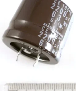 Nichicon LGF1J222MHSB Electrolytic Capacitors 63v 2200uf 105’C OL0074B